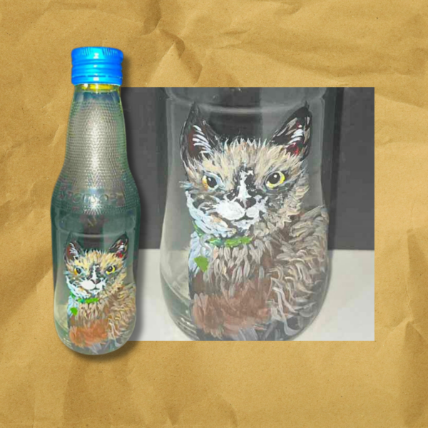 ขวดลาย"น้องแมว"