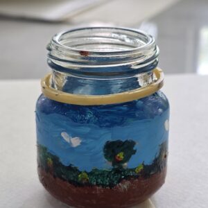 ชื่อผลงาน : ท้องฟ้าสีเข้ม